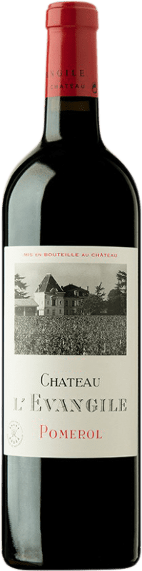392,95 € Envío gratis | Vino tinto Château l'Évangile A.O.C. Pomerol Burdeos Francia Merlot, Cabernet Franc Botella 75 cl