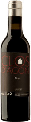 36,95 € Бесплатная доставка | Красное вино Clos d'Agon D.O. Catalunya Каталония Испания Syrah, Cabernet Sauvignon, Cabernet Franc Половина бутылки 37 cl