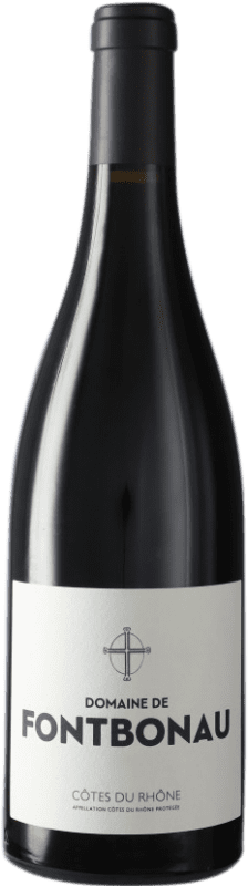 24,95 € Envio grátis | Vinho Tinto Domaine de Fontbonau A.O.C. Côtes du Rhône França Syrah, Garnacha — Grenache 75 cl