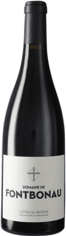 23,95 € Envío gratis | Vino tinto Fontbonau A.O.C. Côtes du Rhône Francia Syrah, Garnacha Botella 75 cl