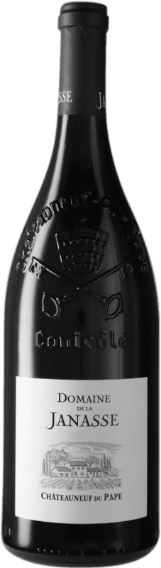 124,95 € Spedizione Gratuita | Vino rosso La Janasse A.O.C. Châteauneuf-du-Pape Francia Syrah, Grenache, Mourvèdre Bottiglia Magnum 1,5 L