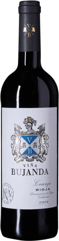 13,95 € Spedizione Gratuita | Vino Rosso Viña Bujanda Crianza — Invecchiato in Botte D.O.Ca. Rioja Spagna Tempranillo 75 cl