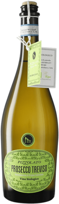 14,95 € Бесплатная доставка | Белое игристое вино Cantina Pizzolato I.G.T. Treviso Treviso Италия Prosecco — Просекко Eco — Эко Био Органический 75 cl