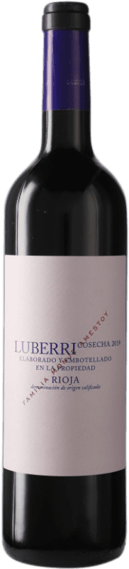6,95 € Spedizione Gratuita | Vino rosso Luberri D.O.Ca. Rioja Spagna Bottiglia 75 cl