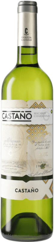 8,95 € Spedizione Gratuita | Vino bianco Castaño D.O. Yecla Spagna Bottiglia 75 cl