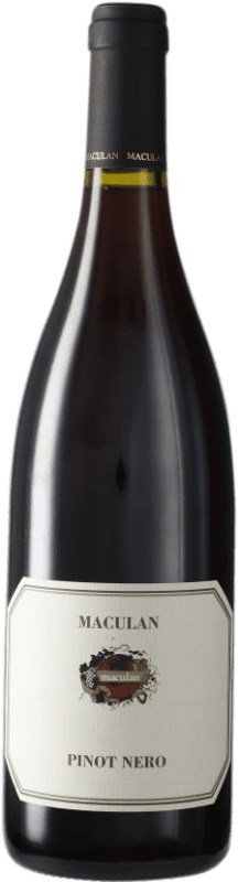 16,95 € Free Shipping | Red wine Maculan I.G.T. Veneto Veneto Italy Pinot Black Bottle 75 cl