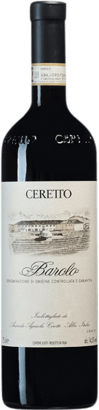 69,95 € Envoi gratuit | Vin rouge Ceretto D.O.C.G. Barolo Piémont Italie Nebbiolo Biologique Bouteille 75 cl