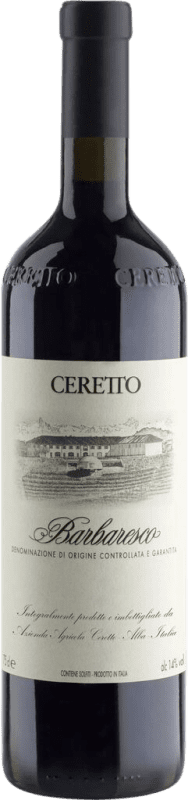 69,95 € Envío gratis | Vino Tinto Ceretto D.O.C.G. Barbaresco Piemonte Italia Nebbiolo 75 cl