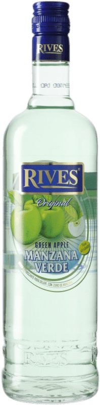 6,95 € Envoi gratuit | Liqueurs Rives Manzana Verde Andalousie Espagne Bouteille 70 cl Sans Alcool