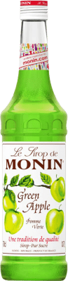 18,95 € Envio grátis | Schnapp Monin Sirope Manzana Verde Pomme Verte Green Apple França Garrafa 70 cl Sem Álcool