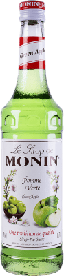 16,95 € Бесплатная доставка | Schnapp Monin Sirope Manzana Verde Pomme Verte Green Apple Франция бутылка 70 cl Без алкоголя