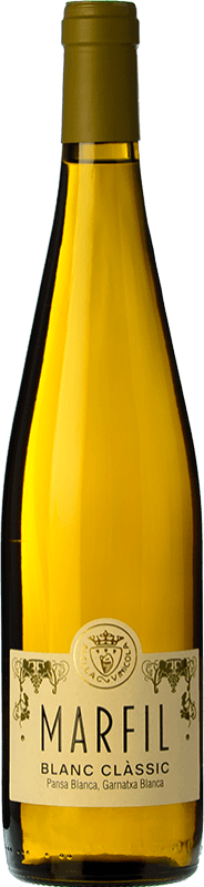 14,95 € Spedizione Gratuita | Vino bianco Alella Marfil Clàssic Semi D.O. Alella Spagna Grenache Bianca Bottiglia 75 cl