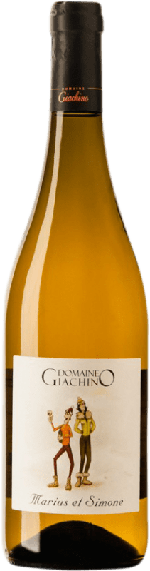 16,95 € Spedizione Gratuita | Vino bianco Giachino Marius & Simone Blanc Savoie Francia Bottiglia 75 cl