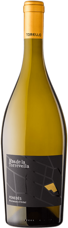 14,95 € Envío gratis | Vino blanco Torelló Mas de la Torrevella D.O. Penedès Cataluña España Chardonnay Botella 75 cl