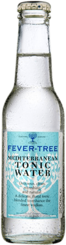 1,95 € Kostenloser Versand | Getränke und Mixer Fever-Tree Mediterranean Tonic Water Großbritannien Kleine Flasche 20 cl