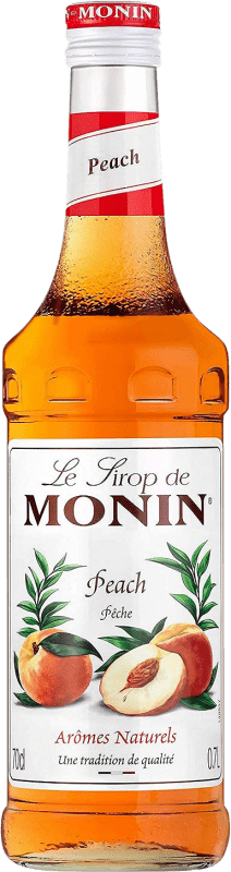 14,95 € 免费送货 | Schnapp Monin Sirope Melocotón Péche Peach 法国 瓶子 70 cl 不含酒精