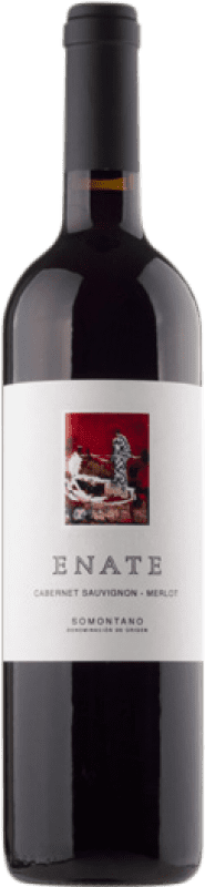 8,95 € Envio grátis | Vinho Tinto Enate Merlot Cabernet Sauvignon D.O. Somontano Aragão Espanha Merlot, Cabernet Sauvignon Garrafa Medium 50 cl