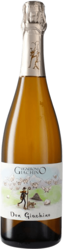 29,95 € Free Shipping | White Sparkling Wine Domaine Giachino Traditional A.O.C. Savoie France Eco — Organic 75 cl
