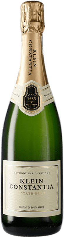 36,95 € Spedizione Gratuita | Spumante bianco Klein Constantia Métode Cap Classique Blanc de Blancs Vin de Constance Brut Sud Africa Chardonnay Bottiglia 75 cl