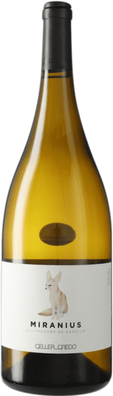 22,95 € Spedizione Gratuita | Vino Bianco Credo Miranius D.O. Penedès Catalogna Spagna Xarel·lo Eco — Biologico Bottiglia Magnum 1,5 L
