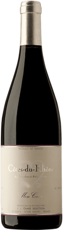 19,95 € Envio grátis | Vinho tinto Jean-Louis Chave Mon Coeur A.O.C. Côtes du Rhône França Syrah, Grenache Garrafa 75 cl
