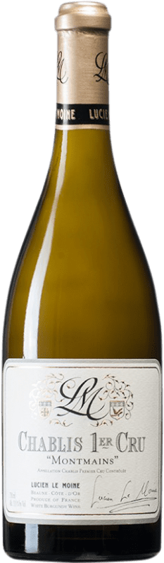 92,95 € Бесплатная доставка | Белое вино Lucien Le Moine Montmains 1er Premier Cru A.O.C. Chablis Бургундия Франция Chardonnay — Шардоне 75 cl