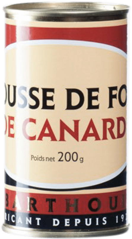 10,95 € Spedizione Gratuita | Foie Gras e Pâté J. Barthouil Mousse de Foie de Canard Francia