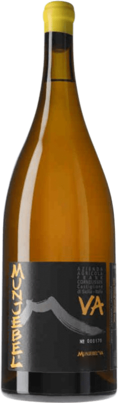 276,95 € Spedizione Gratuita | Vino Bianco Frank Cornelissen Munjebel VA Vigne Alte I.G.T. Terre Siciliane Sicilia Italia Carricante, Grecanico, Coda di Volpe Bottiglia Magnum 1,5 L
