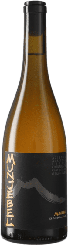 54,95 € Бесплатная доставка | Белое вино Frank Cornelissen Munjebel I.G.T. Terre Siciliane Сицилия Италия Carricante — Карриканте, Grecanico — Греканико, Coda di Volpe 75 cl