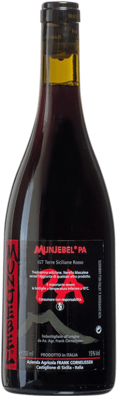 55,95 € Spedizione Gratuita | Vino Rosso Frank Cornelissen Munjebel Feudo di Mezzo-Porcaria I.G.T. Terre Siciliane Sicilia Italia Nerello Eco — Biologico Bottiglia 75 cl