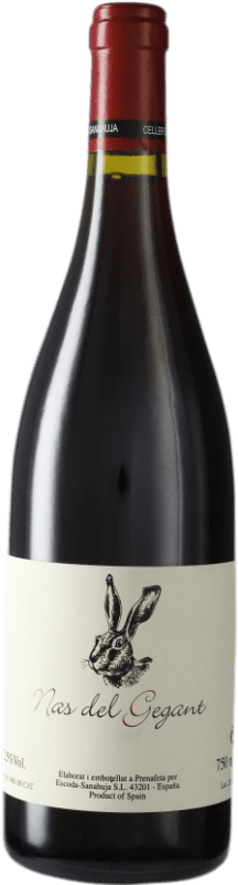 22,95 € Free Shipping | Red wine Escoda Sanahuja Nas del Gegant D.O. Conca de Barberà Catalonia Spain Merlot, Grenache Tintorera, Sumoll Bottle 75 cl