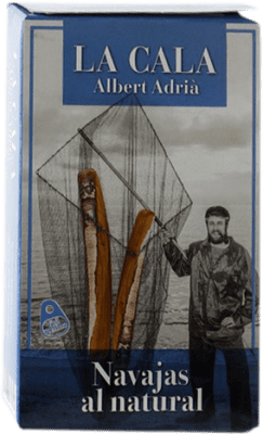 13,95 € Kostenloser Versand | Meeresfrüchtekonserven La Cala Navajas al Natural Spanien 6/8 Stücke