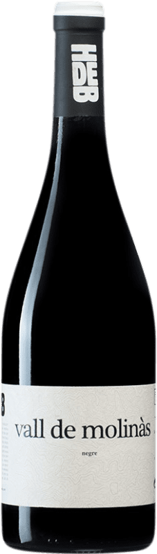 33,95 € Free Shipping | Red wine Hugas de Batlle Negre de Vall de Molinàs D.O. Empordà Catalonia Spain Bottle 75 cl