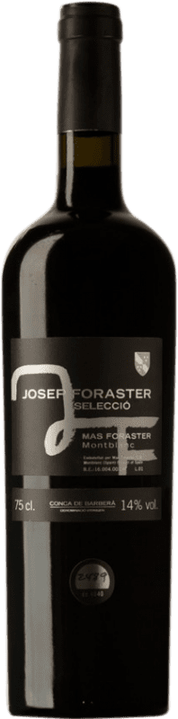 32,95 € Free Shipping | Red wine Josep Foraster Negre Selecció D.O. Conca de Barberà Catalonia Spain Tempranillo, Cabernet Sauvignon Bottle 75 cl