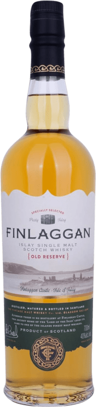 34,95 € Envío gratis | Whisky Single Malt Finlaggan Old Reserva Escocia Reino Unido Botella 70 cl