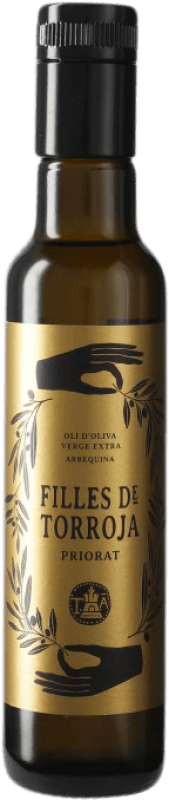 8,95 € Envio grátis | Azeite de Oliva Filles de Torroja Virgen Extra Espanha Arbequina Garrafa Pequena 25 cl