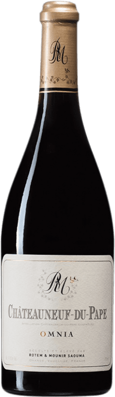 103,95 € Бесплатная доставка | Красное вино Rotem & Mounir Saouma Omnia A.O.C. Châteauneuf-du-Pape Франция Syrah, Grenache, Mourvèdre бутылка 75 cl