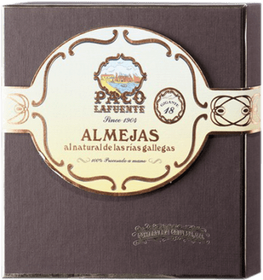 164,95 € 送料無料 | シーフードの保存食 Conservera Gallega Paco Lafuente Almejas Gigantes Natural — ナチュラル ガリシア スペイン 18 個