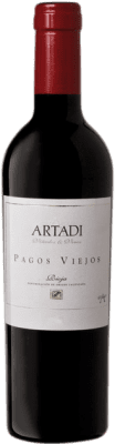 48,95 € Бесплатная доставка | Красное вино Artadi Pagos Viejos D.O. Navarra Наварра Испания Tempranillo, Viura Половина бутылки 37 cl