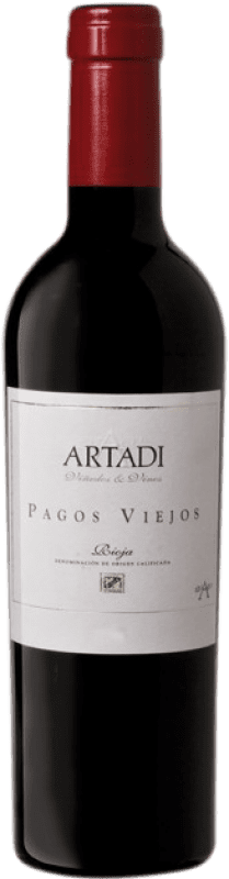 48,95 € Envio grátis | Vinho tinto Artadi Pagos Viejos D.O. Navarra Navarra Espanha Tempranillo, Viura Meia Garrafa 37 cl