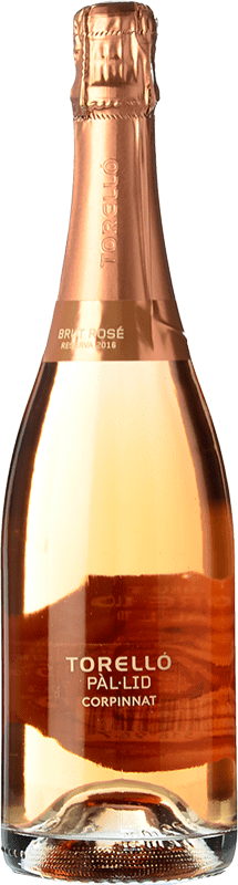 21,95 € Kostenloser Versand | Rosé Sekt Torelló Pàl·lid Rosé Brut Corpinnat Spanien Spätburgunder Flasche 75 cl