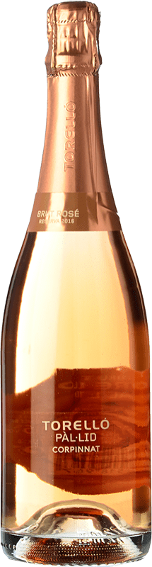 25,95 € Envoi gratuit | Vin Mousseux Rosé Torelló Pàl·lid Brut Rosé Corpinnat Espagne Pinot Noir Eco — Biologique Bouteille 75 cl