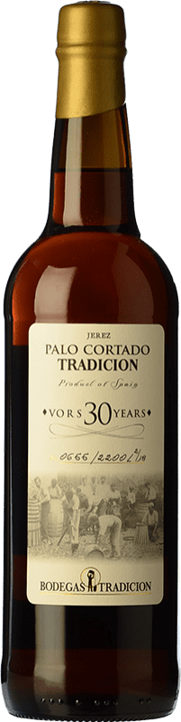 139,95 € Kostenloser Versand | Verstärkter Wein Tradición Palo Cortado Very Old Rare Sherry VORS D.O. Jerez-Xérès-Sherry Andalusien Spanien Palomino Fino Flasche 75 cl