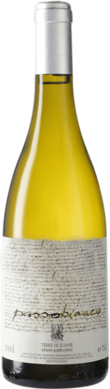 44,95 € Envío gratis | Vino blanco Passopisciaro Passobianco I.G.T. Terre Siciliane Sicilia Italia Chardonnay Botella 75 cl