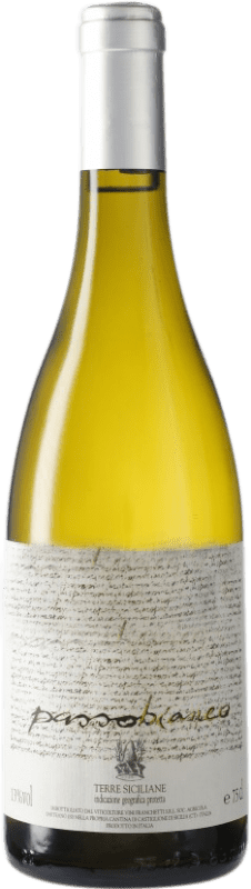 34,95 € Envío gratis | Vino blanco Passopisciaro Passobianco I.G.T. Terre Siciliane Sicilia Italia Chardonnay Botella 75 cl