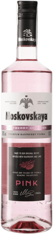 15,95 € Envío gratis | Vodka Moskovskaya Pink Rusia Botella 70 cl