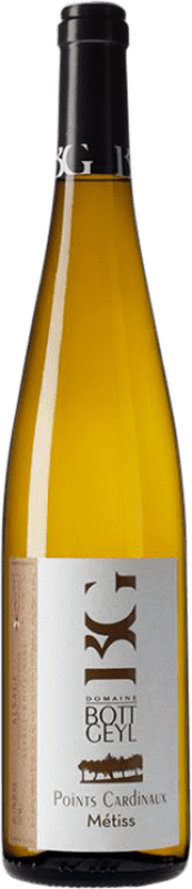 17,95 € Бесплатная доставка | Белое вино Bott-Geyl Points Cardinaux A.O.C. Alsace Эльзас Франция Pinot Grey бутылка 75 cl