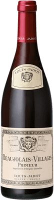 9,95 € Free Shipping | Red wine Louis Jadot Primeur A.O.C. Beaujolais-Villages Burgundy France Gamay Bottle 75 cl