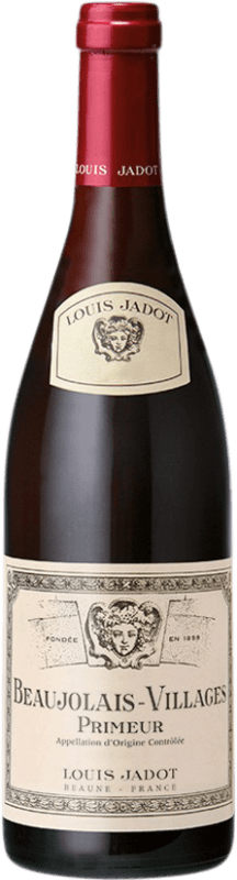 10,95 € Free Shipping | Red wine Louis Jadot Primeur A.O.C. Beaujolais-Villages Burgundy France Gamay Bottle 75 cl