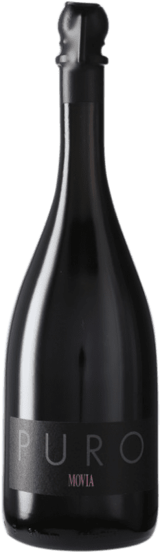 33,95 € Free Shipping | Rosé sparkling Hiša Movia Puro Rosé I.G. Primorska Goriška Brda Slovenia Pinot Black Bottle 75 cl